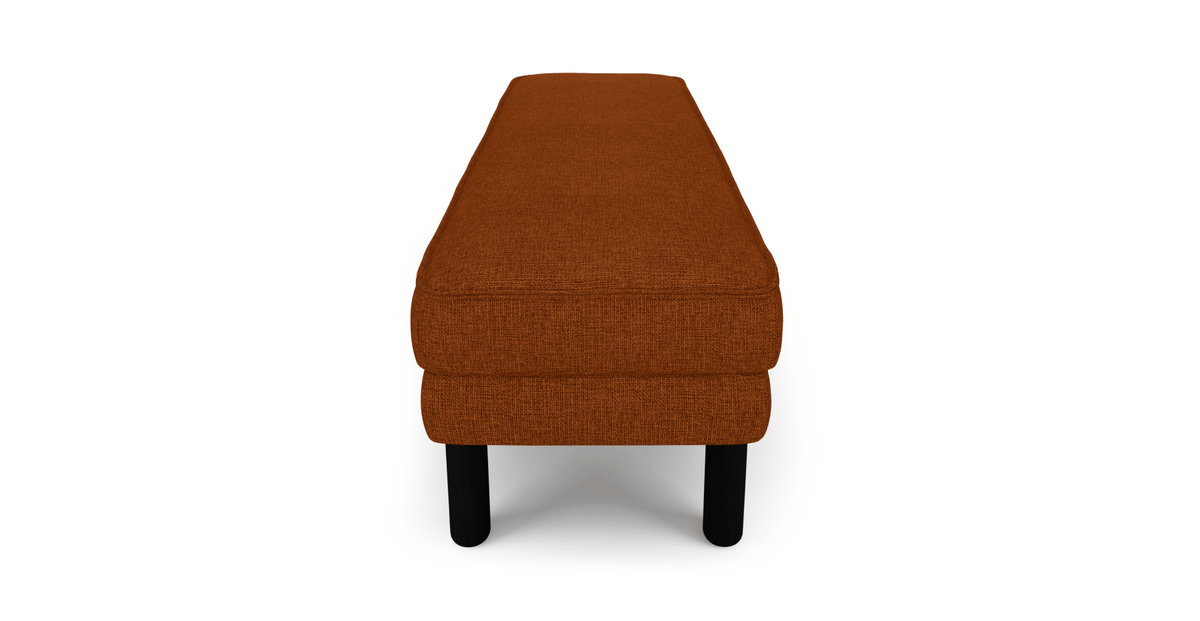 Klem Bench Silindir Ahşap Ayak - Keten