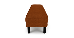 Klem Bench Silindir Ahşap Ayak - Keten