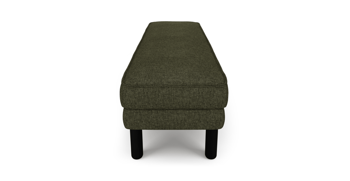 Klem Bench Silindir Ahşap Ayak - Keten