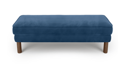 Klem Bench Silindir Ahşap Ayak - Kadife