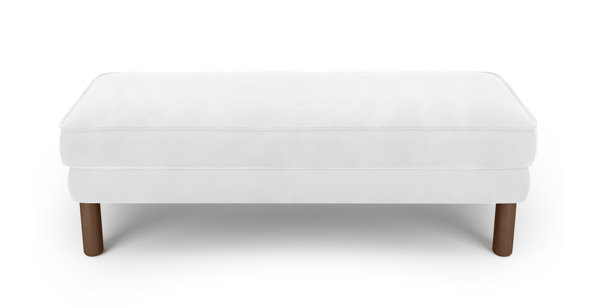 Klem Bench Silindir Ahşap Ayak - Kadife