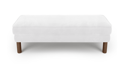 Klem Bench Silindir Ahşap Ayak - Kadife