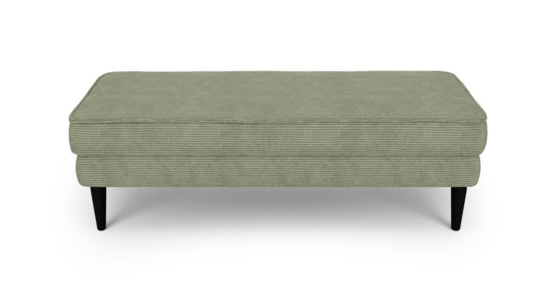 Klem Bench Ahşap Ayak - Fitilli Kadife