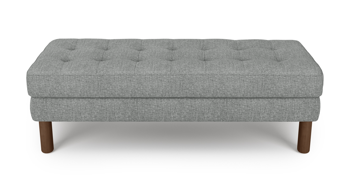 Modsy Bench Silindir Ahşap Ayak - Keten