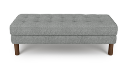 Modsy Bench Silindir Ahşap Ayak - Keten