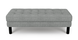 Modsy Bench Silindir Ahşap Ayak - Keten