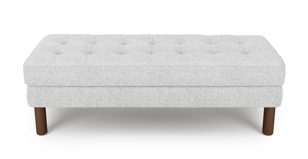 Modsy Bench Silindir Ahşap Ayak - Keten