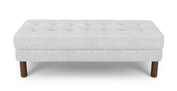 Modsy Bench Silindir Ahşap Ayak - Keten