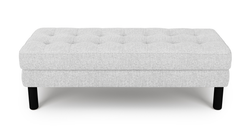 Modsy Bench Silindir Ahşap Ayak - Keten