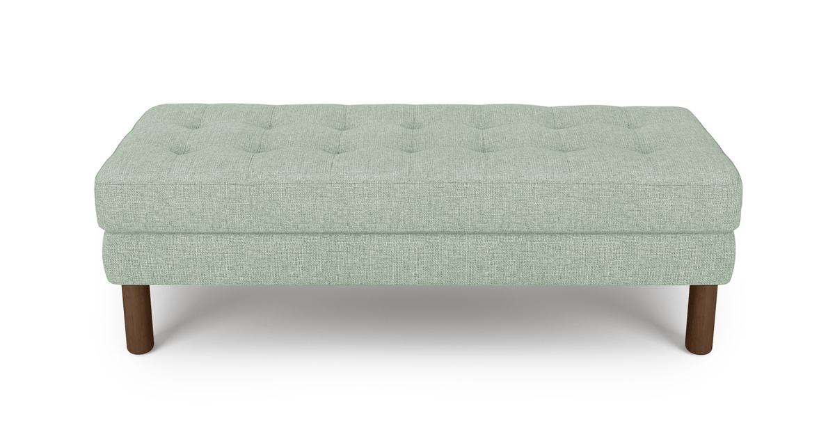 Modsy Bench Silindir Ahşap Ayak - Keten