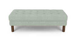 Modsy Bench Silindir Ahşap Ayak - Keten