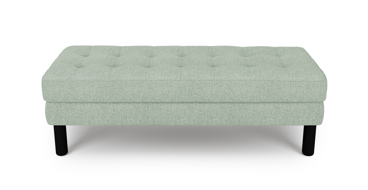 Modsy Bench Silindir Ahşap Ayak - Keten