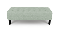 Modsy Bench Silindir Ahşap Ayak - Keten