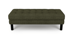 Modsy Bench Silindir Ahşap Ayak - Keten