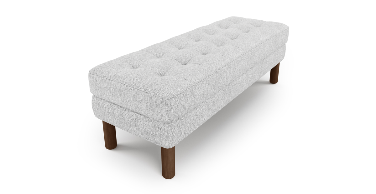 Modsy Bench Silindir Ahşap Ayak - Keten