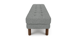 Modsy Bench Silindir Ahşap Ayak - Keten