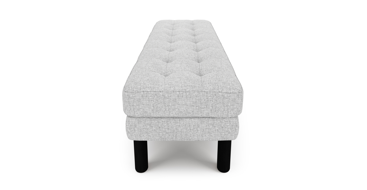 Modsy Bench Silindir Ahşap Ayak - Keten