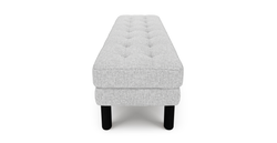 Modsy Bench Silindir Ahşap Ayak - Keten