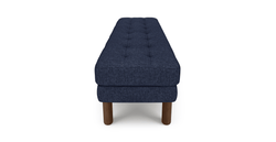 Modsy Bench Silindir Ahşap Ayak - Keten