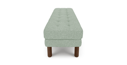 Modsy Bench Silindir Ahşap Ayak - Keten