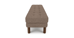 Modsy Bench Silindir Ahşap Ayak - Keten