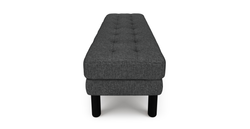 Modsy Bench Silindir Ahşap Ayak - Keten