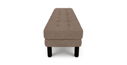 Modsy Bench Silindir Ahşap Ayak - Keten