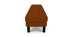 Modsy Bench Silindir Ahşap Ayak - Keten