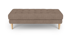 Modsy Bench Ahşap Ayak - Keten