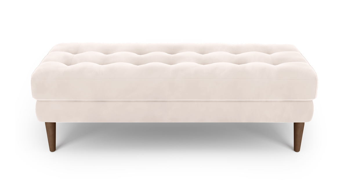 Modsy Bench Ahşap Ayak - Kadife