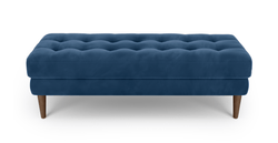 Modsy Bench Ahşap Ayak - Kadife