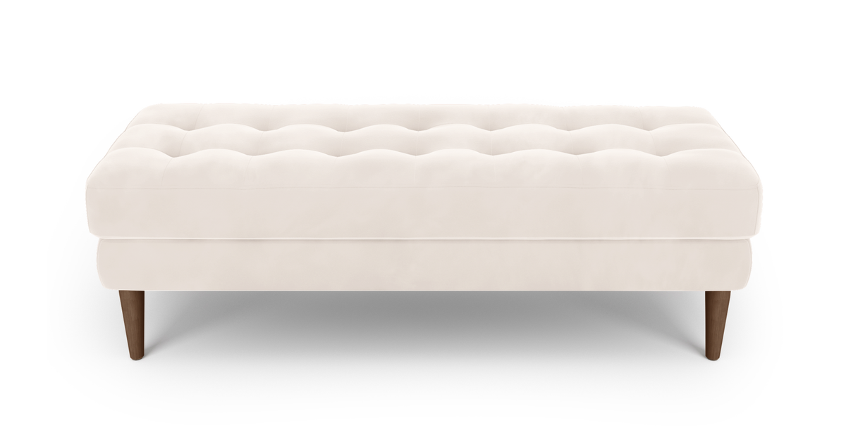 Modsy Bench Ahşap Ayak - Kadife