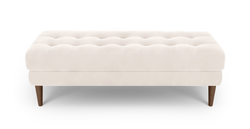 Modsy Bench Ahşap Ayak - Kadife