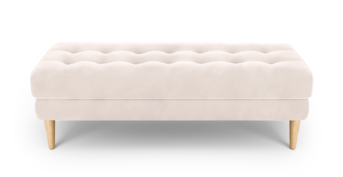 Modsy Bench Ahşap Ayak - Kadife