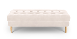 Modsy Bench Ahşap Ayak - Kadife