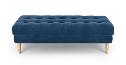 Modsy Bench Ahşap Ayak - Kadife