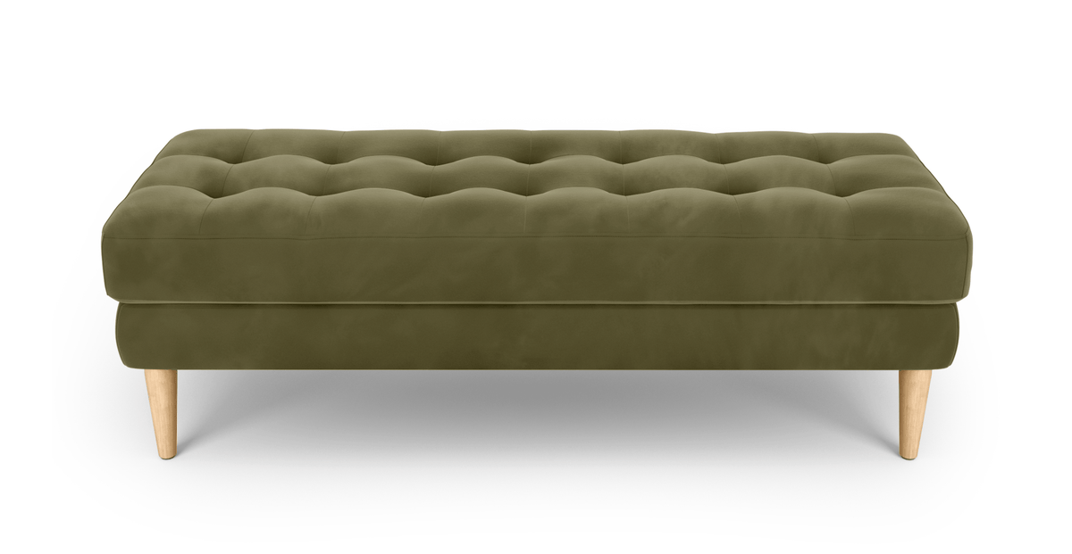 Modsy Bench Ahşap Ayak - Kadife