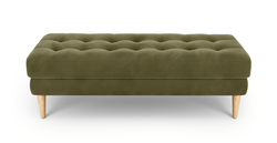 Modsy Bench Ahşap Ayak - Kadife