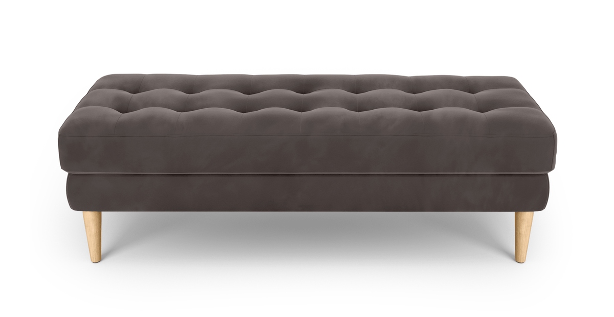 Modsy Bench Ahşap Ayak - Kadife