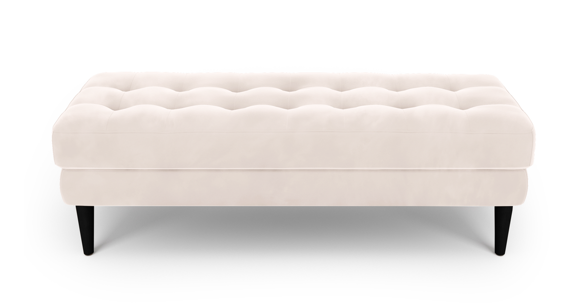 Modsy Bench Ahşap Ayak - Kadife