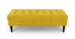 Modsy Bench Ahşap Ayak - Kadife