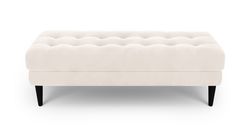 Modsy Bench Ahşap Ayak - Kadife