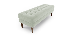 Modsy Bench Ahşap Ayak - Kadife