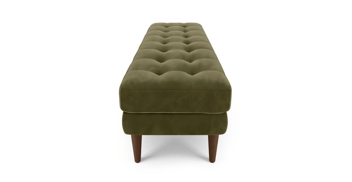 Modsy Bench Ahşap Ayak - Kadife