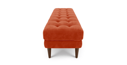 Modsy Bench Ahşap Ayak - Kadife