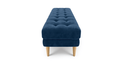 Modsy Bench Ahşap Ayak - Kadife