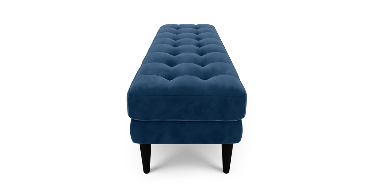 Modsy Bench Ahşap Ayak - Kadife