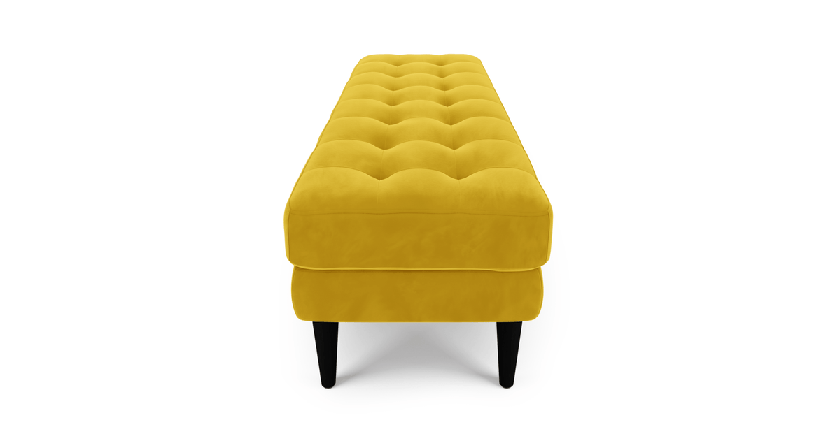 Modsy Bench Ahşap Ayak - Kadife