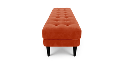 Modsy Bench Ahşap Ayak - Kadife