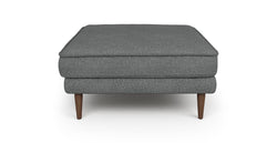 Klem Puf Ahşap Ayak - Keten